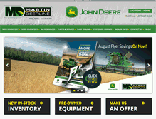 Tablet Screenshot of martindeerline.com